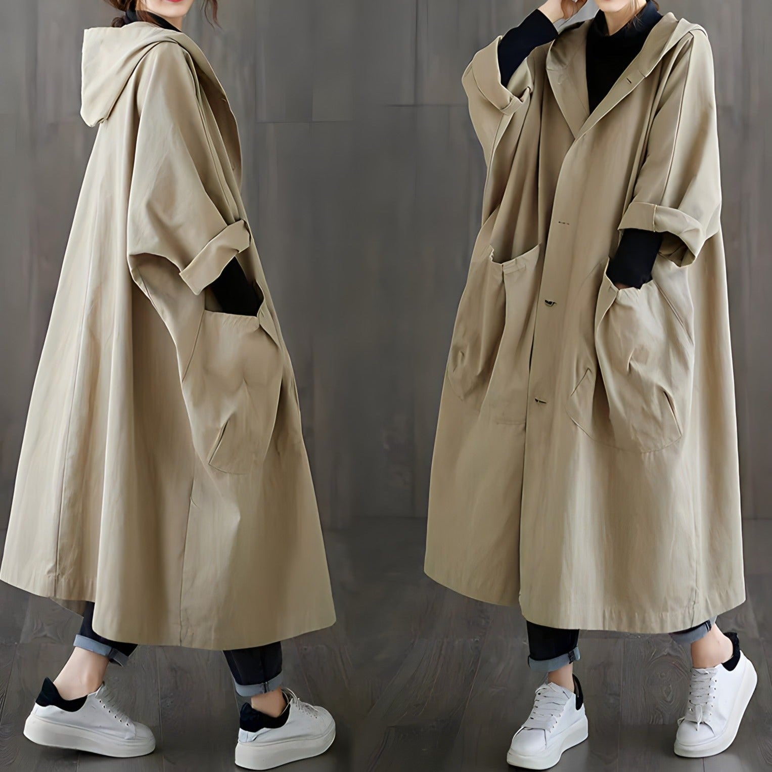 Komfortabel stilfuld trenchcoat